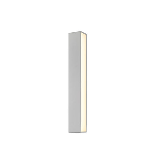 SONNEMAN Sideways 24" Integral LED Textured Gray Aluminum Acrylic Shade Wall Sconce