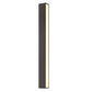 SONNEMAN Sideways 36" Integral LED Textured Bronze Aluminum Acrylic Shade Wall Sconce