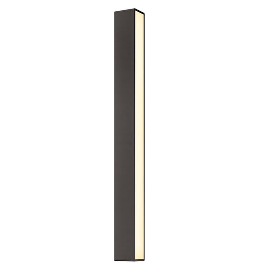 SONNEMAN Sideways 36" Integral LED Textured Bronze Aluminum Acrylic Shade Wall Sconce
