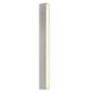 SONNEMAN Sideways 36" Integral LED Textured Gray Aluminum Acrylic Shade Wall Sconce