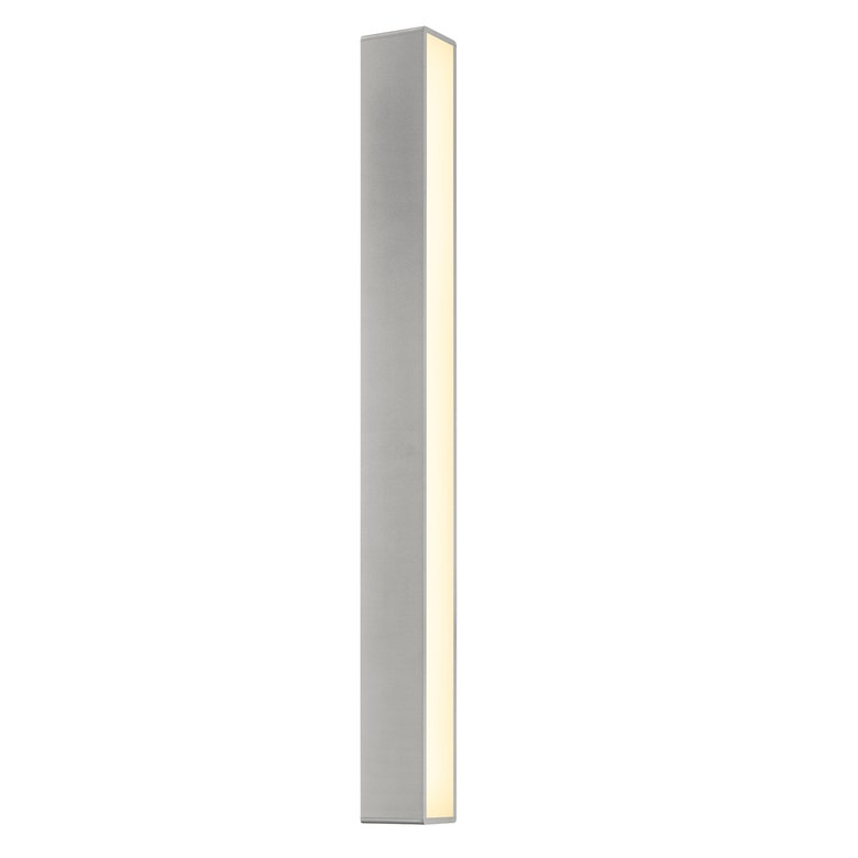 SONNEMAN Sideways 36" Integral LED Textured Gray Aluminum Acrylic Shade Wall Sconce