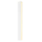 SONNEMAN Sideways 36" Integral LED Textured White Aluminum Acrylic Shade Wall Sconce
