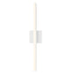 SONNEMAN Stix 24" LED 3000K Satin White Optical Acrylic Shade Vanity Bath Bar Lighting