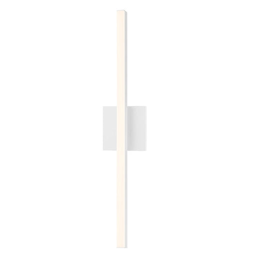 SONNEMAN Stix 24" LED 3000K Satin White Optical Acrylic Shade Vanity Bath Bar Lighting