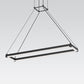SONNEMAN Stix 30" x 6" LED Bulb Satin Black Optical Acrylic Shade Rectangle Pendant Light With 20' Cord Length