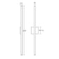 SONNEMAN Stix 32" LED 3000K Satin White Optical Acrylic Shade Vanity Bath Bar Lighting