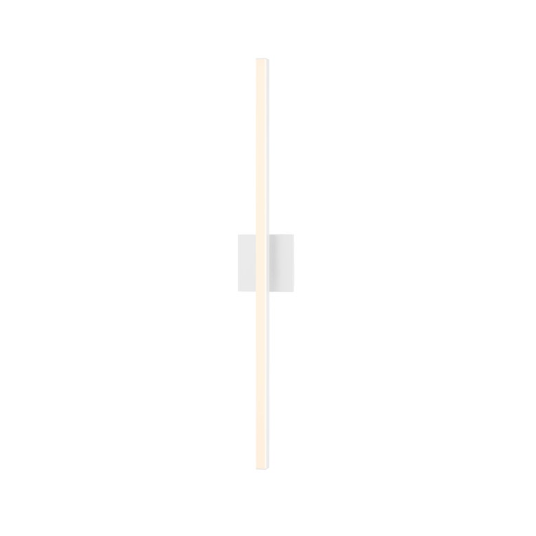 SONNEMAN Stix 32" LED 3000K Satin White Optical Acrylic Shade Vanity Bath Bar Lighting