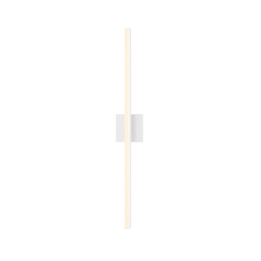 SONNEMAN Stix 32" LED 3000K Satin White Optical Acrylic Shade Vanity Bath Bar Lighting