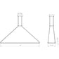 SONNEMAN Stix 47" x 9" LED Bulb Satin Black Optical Acrylic Shade Rectangle Pendant Light With 6' Cord Length
