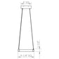 SONNEMAN Stix 9" LED Bulb Satin Black Optical Acrylic Shade Rectangle Pendant Light With 20' Cord Length