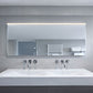 SONNEMAN Stix Plus 48" LED Bright Satin Aluminum Optical Acrylic Shade Vanity Wall Bar Lighting