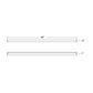 SONNEMAN Stix Plus 48" LED Satin White Optical Acrylic Shade Vanity Wall Bar Lighting