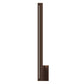 SONNEMAN Stripe 30" 1-Light LED Textured Bronze Aluminum With Colored Strip Shade Wall Sconce
