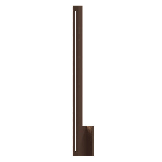 SONNEMAN Stripe 30" 1-Light LED Textured Bronze Aluminum With Colored Strip Shade Wall Sconce