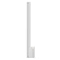 SONNEMAN Stripe 30" 1-Light LED Textured White Aluminum With Colored Strip Shade Wall Sconce