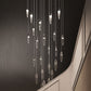 SONNEMAN Sultana 24-Light Polished Chrome Round Chandelier With White Canopy