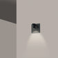 SONNEMAN Suspenders 1-Light Standard Single Cylinders With Flood Lens Satin Black Diecast Aluminum Shade Wall Sconce