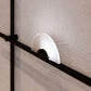 SONNEMAN Suspenders 2-Bar 5-Light Mezzaluna Luminaires Satin Black Acrylic Shade Wall Sconce