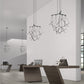 SONNEMAN Suspenders 23" 6-Light 1-Tier Tri-Bar With 9" Branch Luminaires Linear Suspension Pendant Light
