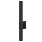 SONNEMAN Sword 24" Integral LED Textured Bronze Aluminum Shade Wall Sconce