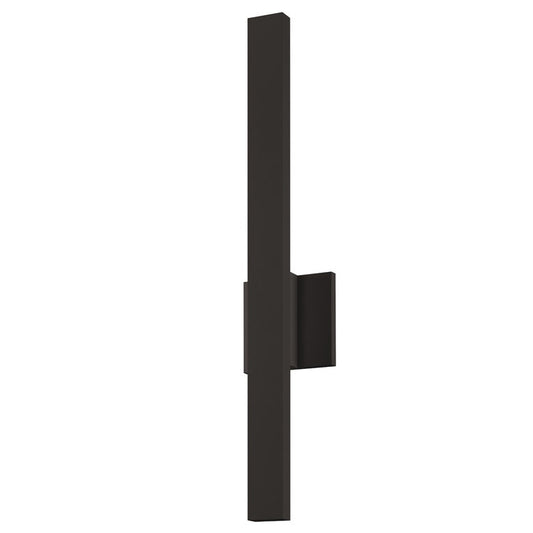 SONNEMAN Sword 24" Integral LED Textured Bronze Aluminum Shade Wall Sconce