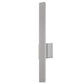 SONNEMAN Sword 24" Integral LED Textured Gray Aluminum Shade Wall Sconce