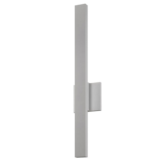 SONNEMAN Sword 24" Integral LED Textured Gray Aluminum Shade Wall Sconce