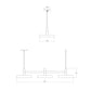 SONNEMAN Systema Staccato 3-Light Brass Pan Shade Linear Pendant Light
