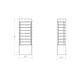 SONNEMAN Tawa 13" Slim 1-Light LED Textured White Optical Acrylic Shade Wall Sconce
