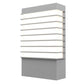 SONNEMAN Tawa 13" Wide 1-Light LED Textured Gray Optical Acrylic Shade Wall Sconce