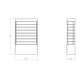 SONNEMAN Tawa 13" Wide 1-Light LED Textured White Optical Acrylic Shade Wall Sconce