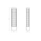 SONNEMAN Tawa 21" Slim 1-Light LED Textured White Optical Acrylic Shade Wall Sconce