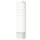 SONNEMAN Tawa 21" Slim 1-Light LED Textured White Optical Acrylic Shade Wall Sconce