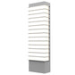 SONNEMAN Tawa 21" Standard 1-Light LED Textured Gray Optical Acrylic Shade Wall Sconce