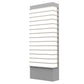 SONNEMAN Tawa 21" Wide 1-Light LED Textured Gray Optical Acrylic Shade Wall Sconce