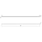 SONNEMAN Thin-Line 8' One-Sided 1-Light LED Bright Satin Aluminum Optical Acrylic Shade Wall Bar Lighting