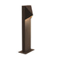 SONNEMAN Triform 16" 1-Light LED Textured Bronze Diecast Aluminum Shade Bollard Light