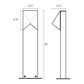 SONNEMAN Triform 16" 1-Light LED Textured Gray Diecast Aluminum Shade Bollard Light