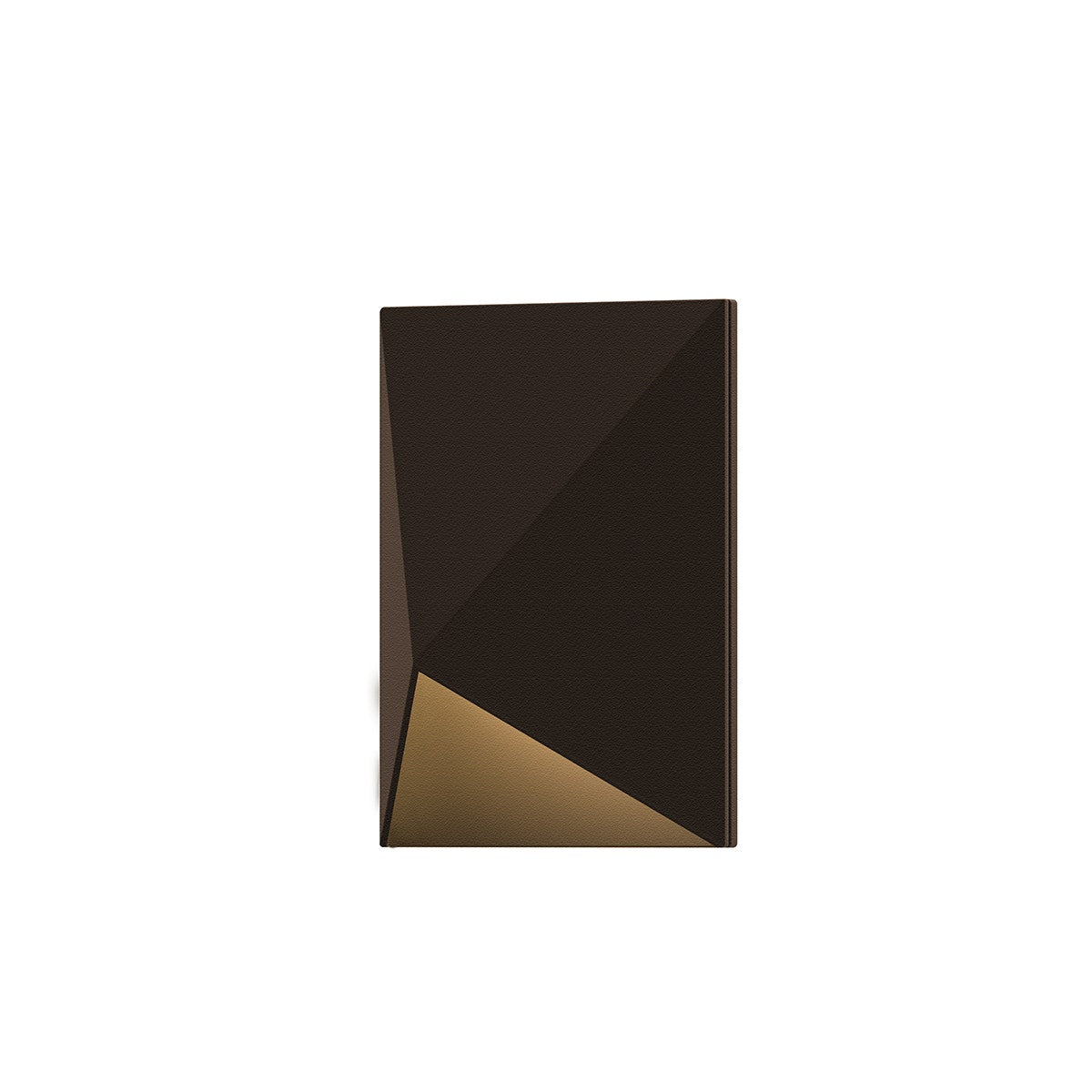 SONNEMAN Triform Compact 1-Light LED Textured Bronze Diecast Aluminum Shade Wall Sconce