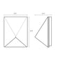 SONNEMAN Triform Compact 1-Light LED Textured White Diecast Aluminum Shade Wall Sconce