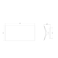 SONNEMAN Turo Large 1-Light LED Satin White Aluminum Shade Wall Sconce