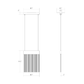 SONNEMAN V Panels 1-Light LED Brass Clear Acrylic Shade Pendant Light