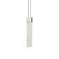 SONNEMAN V Panels 1-Light LED Polished Chrome Clear Acrylic Shade Thin Pendant Light