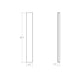 SONNEMAN Vanity 36" Extra Wide LED Polished Chrome Optical Acrylic Shade Bath Bar Lighting