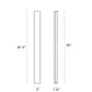 SONNEMAN Vanity 36" Wide LED Polished Chrome Optical Acrylic Shade Bath Bar Lighting