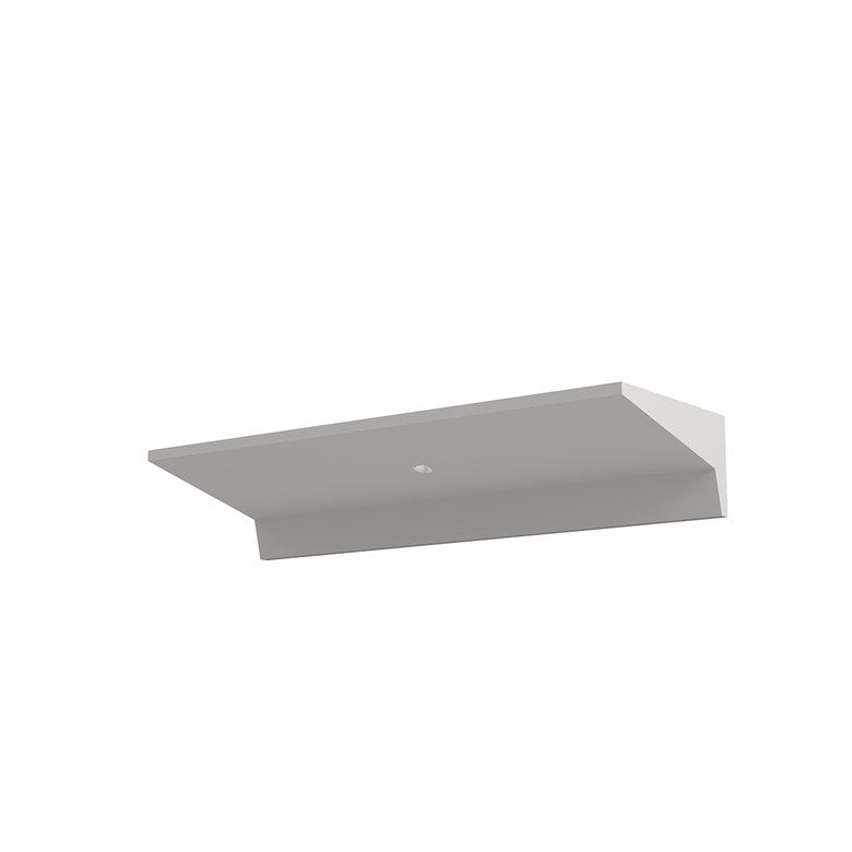 SONNEMAN Votives 12" W x 2" H 2-Light Bright Satin Aluminum Frosted Acrylic Shade Wall Bar Lighting