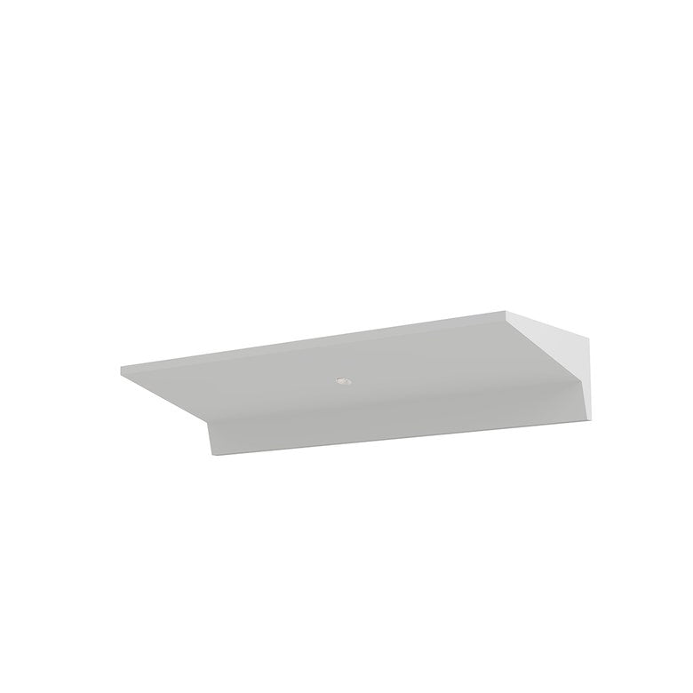 SONNEMAN Votives 12" W x 2" H 2-Light Satin White Frosted Acrylic Shade Wall Bar Lighting