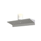 SONNEMAN Votives 12" W x 5" H 2-Light Bright Satin Aluminum Frosted Acrylic Shade Wall Bar Lighting