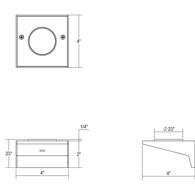 SONNEMAN Votives 4" W x 2" H 2-Light LED Bright Satin Aluminum Frosted Acrylic Shade Wall Sconce