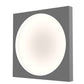 SONNEMAN Vuoto 20" 1-Light LED Dove Gray Aluminum Shade Flush Mount Lighting